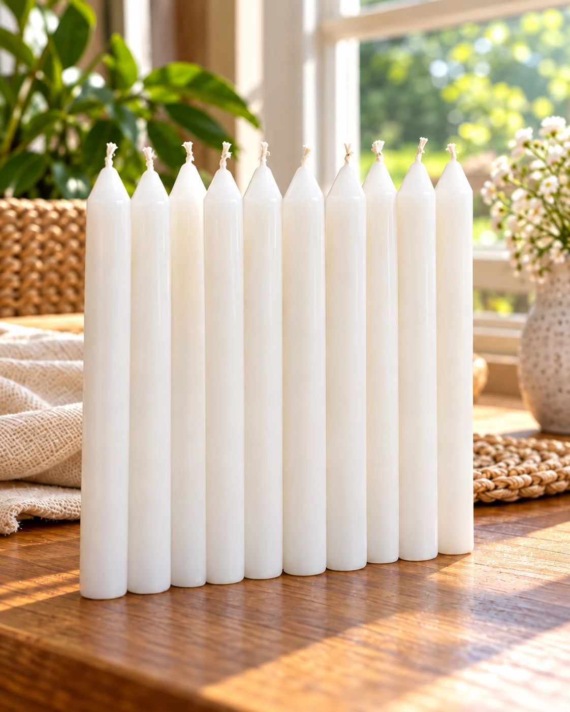 Velas simples antes da personalização