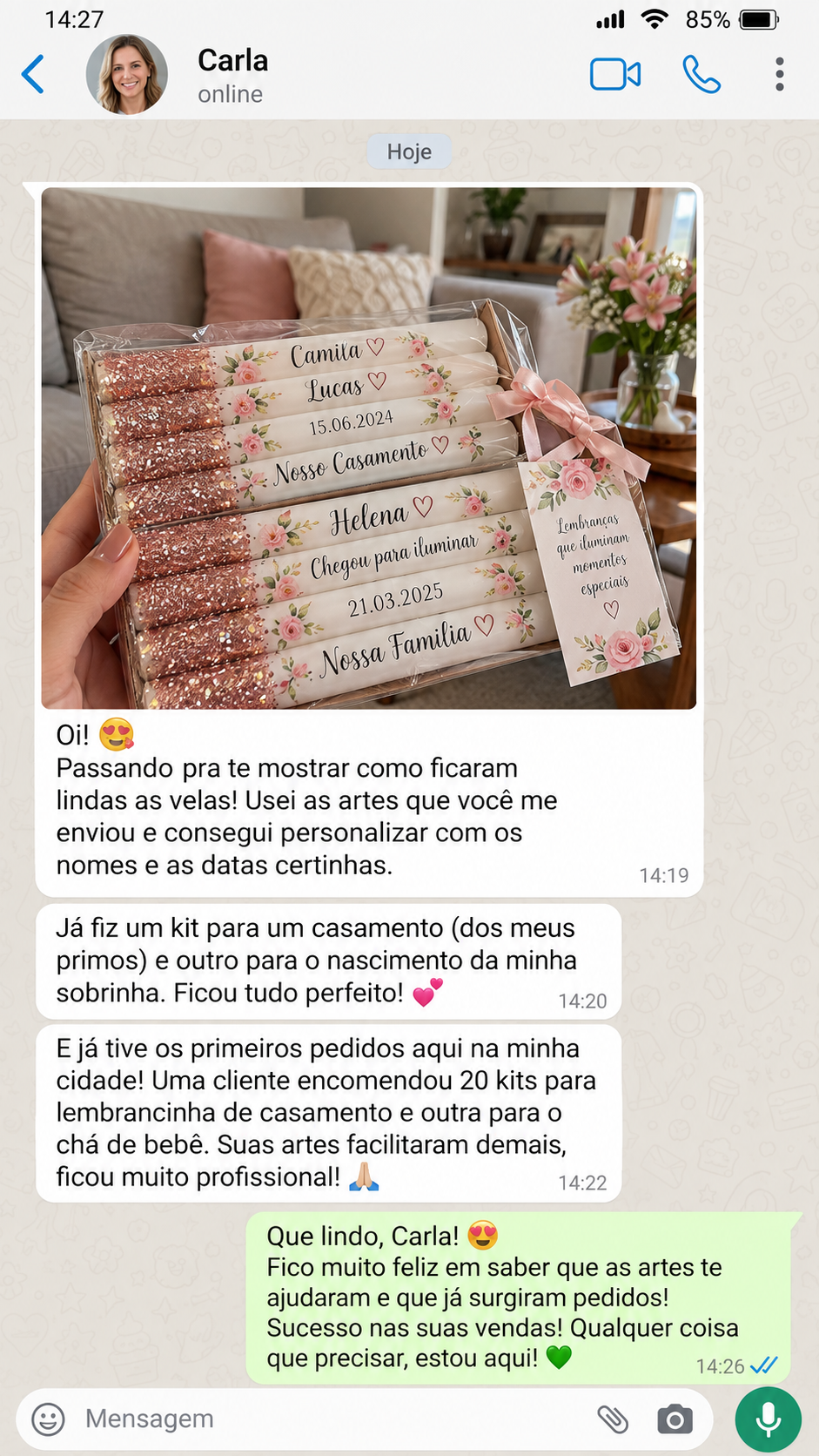 Depoimento de cliente 2