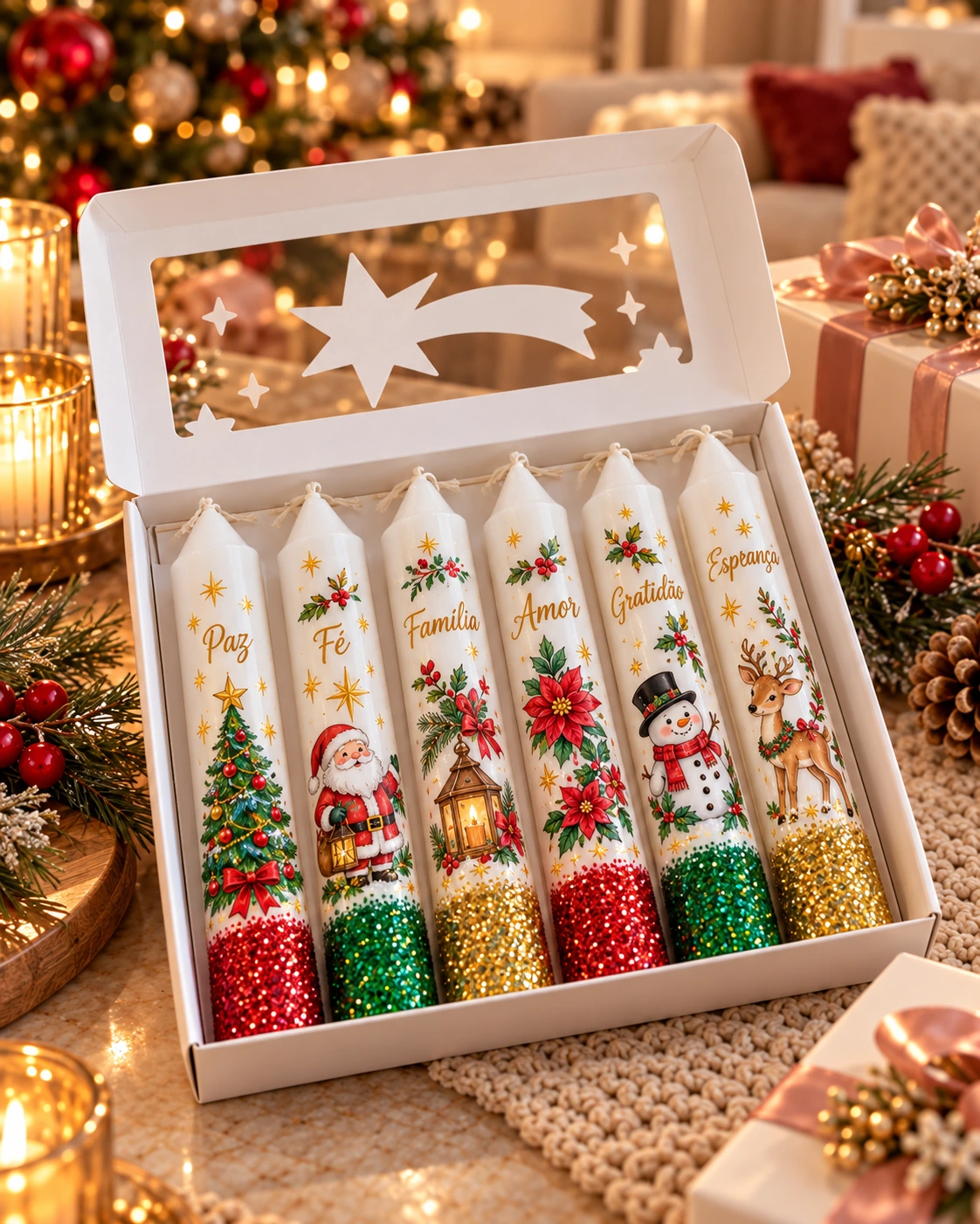 Coleção de Natal com mensagens